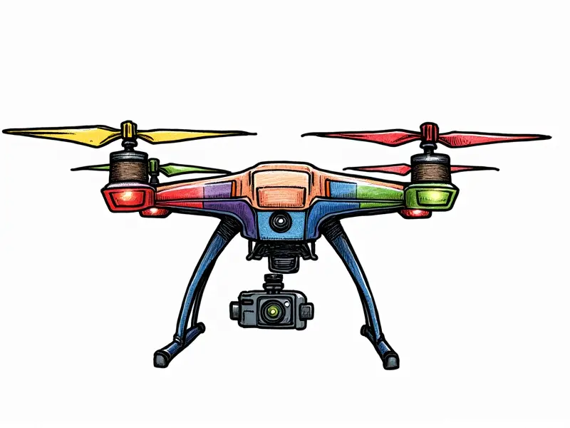 How do drones record video?